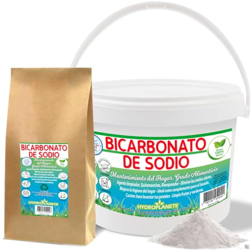 Bicarbonato di sodio multiuso - Polvere per uso alimentare e domestico - Senza additivi e 100% naturale - Prodotto in Francia - Disponibile da 1 kg a 20 kg - Hydroplanete