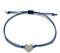 Armband Herz für Damen - Handmade Armbändchen - Armkette mit Herzchen für Frauen & Mädchen - Geschenk Freundschaftsband Freundin (Dunkelblau)