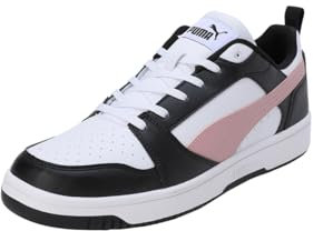 PUMA Baskets Basses Rebound V6 Unisexes, Blanc Future Rose Noir, 39 EU