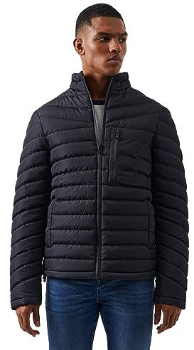 French Connection Row Funnel Neck Puffer Jacket
