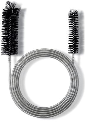 NIXRET Cepillo de Limpieza, Flexible Herramienta de Limpieza, Cepillo Limpia Enchufes Radiadores Calefaccion para Limpieza de Tuberías, Negro