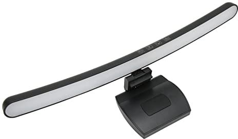 SUNGOOYUE Lampada per Monitor del Computer, Barra Luminosa Asimmetrica per Schermo con Oscuramento Ottico Tattile Regolabile con 7 Colori RGB per Schermo Curvo