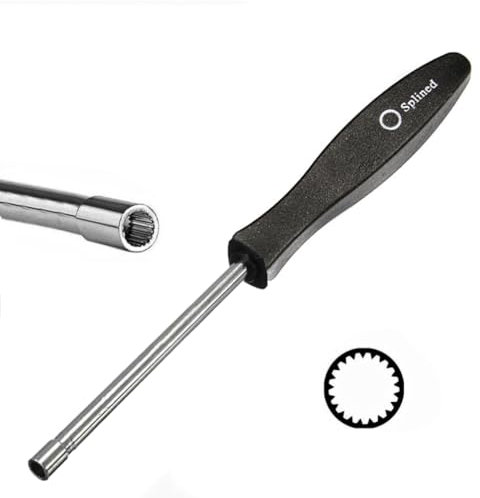 Outil de Réglage du Carburateur, Tournevis de carburateur Réglage de l'outil Carb cannelé Type Pacman Double D pour Tronçonneuse Souffleuse Carbs