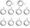 Gbtdoface Lot de 10 ressorts de poignée de porte, kit d'installation de serrure de porte, ressort de rechange pour poignée de porte, loquet de levier de porte, réparation interne de bobine 2,5 tours