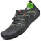 SAGUARO Sommer Unisex Badeschuhe Herren Schnell Trocknend Fitnessschuhe Damen Barfussschuhe Dicke Sohle Dunkelgrün Gr.43