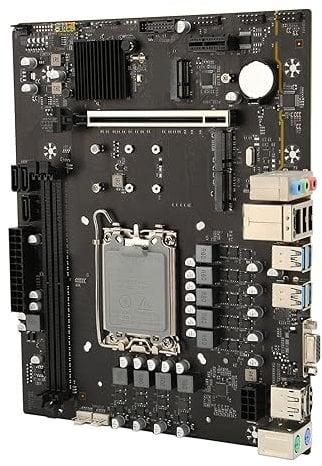 B760 M5 WiFi-Gaming-Motherboard, LGA 1700 DDR5 Dual-Channel-PC-Motherboard für -Prozessoren, PCIe 4.0, 2 M.2-Steckplätze, USB 3.2 Gen2, Desktop-Motherboard für Desktop-Gaming