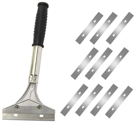 XdealCozyxc 8 Heavy Duty Scraper, Tile Wall Paper Scraper Tool- Effortless Removal of Wallpaper, Floor Tiles, Stubborn Materials