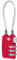 CFMOUR TSA Locks Lot de 1, 2, 3, 4, 5, 6 cadenas à combinaison de câble de voyage à 3 chiffres pour valise, valise, sac, code – Rouge (lot de 1)