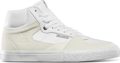 Etnies Screw Vulc Mid X Sour – Kollaborativer Mid-Top-Skate, verstärkte Konstruktion, gepolsterte Dämpfung, für den täglichen Gebrauch White 12