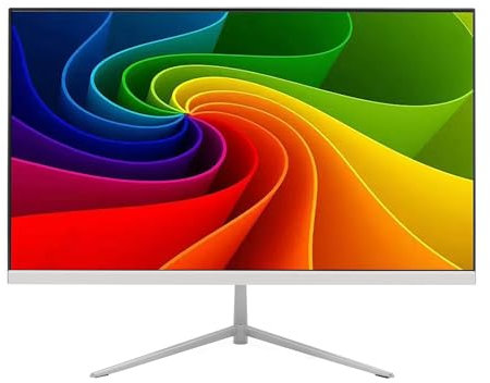 Moniteur de Jeu 24, Moniteur de Jeu FHD IPS 1080P 75Hz, FreeSync,HDR, Moniteur D'ordinateur de Bureau 99% SRGB, Entrée HDMI et VGA, Prise en Charge VESA75 X 75Mm pour Les