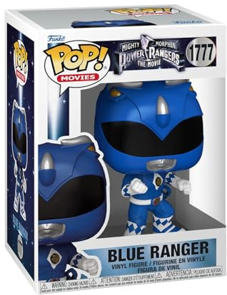 Funko Pop! Movies: Mighty Morphin Power Rangers Movie - Blue Ranger - Collectable Vinyl Figure - Gift Idea - Official Merchandise - Toys for Kids & Adults - Movies Fans - Model Figure for Collectors