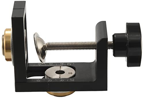 Uxsjakjsd Adjustable Doweling Jig Woodworking Pocket Hole Jig with 8/15mm Drill Bit for Drilling Guide Locator Puncher Tool