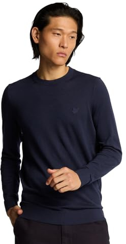 Lyle & Scott Mid Knits Tonal Superfine Crew Neck Jumper