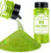 JEMESI Polvo de purpurina verde, 140 g – 0,2 mm, ultrafina, purpurina para resina epoxi, manualidades, pintura en vasos y velas; purpurina cosmética, polvo para uñas, pelo brillante corporal