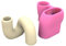 SEAYACK Kunstblumen-Vase, Silikon, für handgefertigte Stifthalter, Blumentopf, Gips, Beton, Gießform, Harz, U-förmige Form
