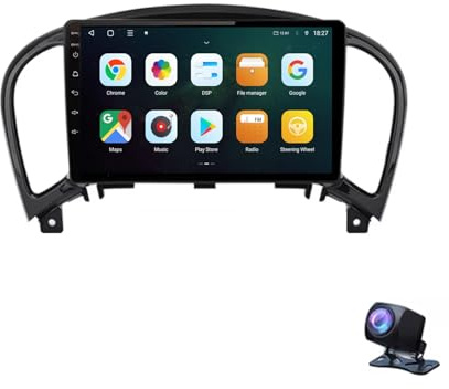 9 Autoradio Android 15 per Nissan Juke YF15 2010-2014 CarPlay & Car Stereo Multimedia Player con GPS WiFi BT USB FM Mirror Link SWC telecamera posteriore(4+64G)