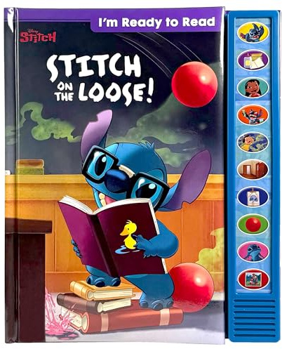 Disney Stitch - I'm Ready to Read Stitch on the Loose! Sound Book - PI Kids