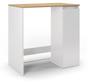 regalik Waschmaschinenschrank mit Stauraum, 90 x 88 x 53 cm, Weiß