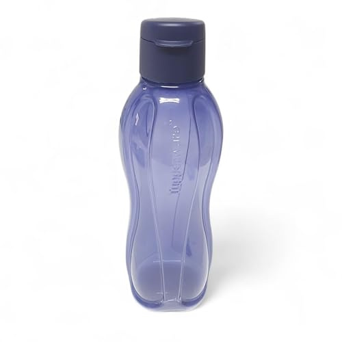 Tupperware to Go Eco Eco Easy Flip Top Botella EcoEasy de 1000 ml para botella para amantes del deporte para ir de viaje, deporte, trabajo, fitness, bebidas, XL, 1 litro, Ecoeasy 1,0 litros, azul