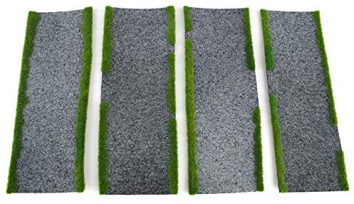 War World Gaming Gerade Straße-Abschnitte x 4 - 28mm Tabletop Spiele Gelände Modellbau Modell Diorama