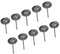 Lot de 10 Brosses Metallique pour Perceuse, Brosse Métallique de 25 Mm, Brosse en Acier pour Enlever La Rouille, La Corrosion, La Peinture, Brosse en Métal, Embout de Ponçage pour Perceusee