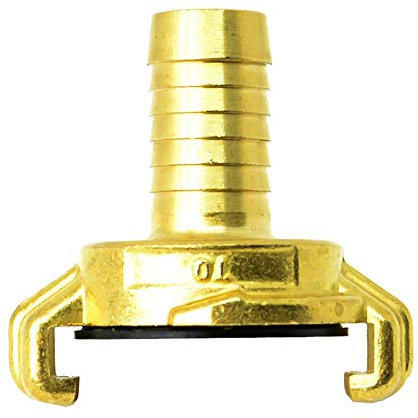 Klauenkupplung mit Schlauchtülle Messing Kupplung (1.1/2 - 38mm)