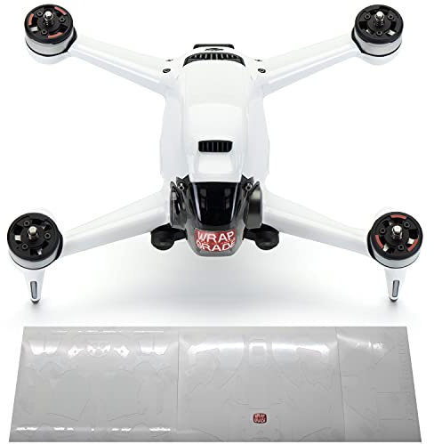 WRAPGRADE Skin Kompatibel mit DJI FPV (RACING WHITE)