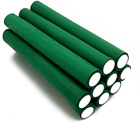 NIKO Twist Flex Rods – Rulli flessibili in schiuma, bigodini leggeri piegati per ricci e onde, strumento di styling per parrucchieri/barbiere – colore casuale (22 mm)