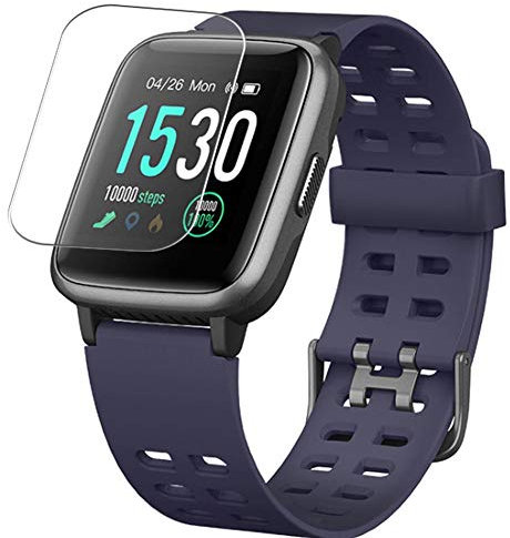 Vaxson 3 Stück Schutzfolie kompatibel mit TEMINICE Glymnis TOMSHOO Idealroyal HAFURY 1.3 ID205L Smart Watch Displayschutzfolie ( nicht Panzer Schutz Glas folie SchutzGlas nicht PanzerGlas ) NewVersion