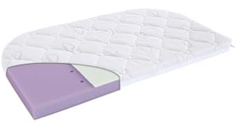 Träumeland Brise Babymatratze 42x80 cm passend für Babybay Comfort Beistellbett & Windel Blaubaer | Bettmatratze Kaltschaummatratze | Kindermatratze mit Nässeschutz, Bezug waschbar