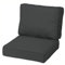 TENAGE Outdoor-Sitzkissen-Set, wasserdicht, Outdoor-Stuhlkissen für Terrassenmöbel, mit farbbeständigem und abnehmbarem Bezug mit verstellbaren Riemen, für Terrasse, Hof, Garten, 45 x 45 cm,