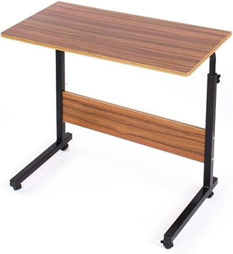XNZJHPP Mesa Ajustable portátil móvil Soporte para Ordenador portátil Escritorio Carrito Bandeja Mesa Auxiliar, para Cama sofá Hospital enfermería Lectura Comer