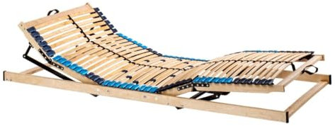 Luxusbetten24 Superflex Lattenrost Laura mit Motor 100x200 Kabel - Fernbedienung
