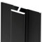 Schulte profilé de jonction 255 cm noir pour panneau mural de salle de bain DécoDesign, revêtement décoratif douche, recoupable adaptable à la hauteur du panneau
