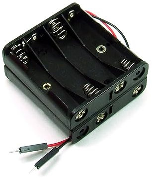 PQMEGA 1 pcs. x Battery holder 8xAAA(R3) Compact Male connector Breadboard #A2047