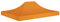 Gecheer Gazebo Top Cover Party Tent Roof Outdoor Patio Canopy Cover Replacement Gazebo Pavilion Roof UV- and Weather Resistant Sunshade 4.5x3 m Orange 270 g/m²