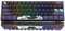 Womier Teclado mecánico RGB WK61 con cable para juegos con 60 %, teclado intercambiable en caliente con teclas Kanagawa Anime PBT para jugadores de PC con Windows, interruptor rojo lineal POM