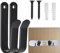 2 supporti da parete per snowboard orizzontali, per skateboard, snowboard, per skateboard, longboard, storage snowboard, display da parete + 1 gancio per avvitare, gancio appendiabiti