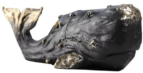 BKEKM Serres Livres Serre-Livres en résine Baleine, Serre-Livres Robuste, Bouchons de Livre Vintage, pour la Maison et Le Bureau, pour contenir Divers Livres Élégant