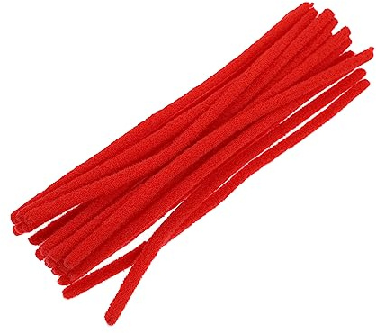 Bars à Permanente Spiralées 80 Pièces en Polypropylène, Fer Galvanisé Rouge