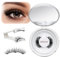 QUEWEL natürlicher Look Magnetische Wimpern mit Applikator einfach zu verwenden (CX-SP06)