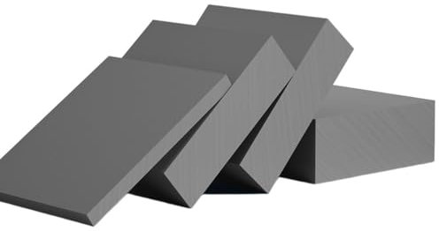 COYOUCO Plaque PVC, Épaisseur 3-10 mm 200x300 mm, Panneau Plastique en Polychlorure de Vinyle pour Bricolage, Isolation Électrique, Applications Industrielles, Gris,200 * 300 * 6mm