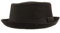 Herren-Sonnenhut für jeden Tag, Baumwolle, für alle Jahreszeiten, Porkpie Boater Derby Fedora - schwarz - Small/Medium