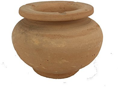 Marokkanischer Aschenbecher aus unbehandeltem Terrakotta