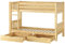 Erst-Holz® Kinderetagenbett Hochbett Kiefer massiv 90x200 Stockbett Rollrost Bettkasten 60.06-09S2