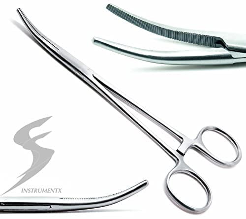 SS INSTRUMENTX Curved Forceps Plier Game Sea Coarse Fishing S-Steel Disgorger Unhooking Pliers Hook Remover