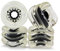 Shark Wheel SHARKWHEEL Longboardrollen DNA 72mm 78A (Clear Black hub)