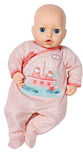 Baby Annabell 703090 Strampler 43 cm, Puppenkleidung Puppen Zubehör Strampler und Kleiderbügel in rosa oder blau, Farbe Nicht frei wählbar.