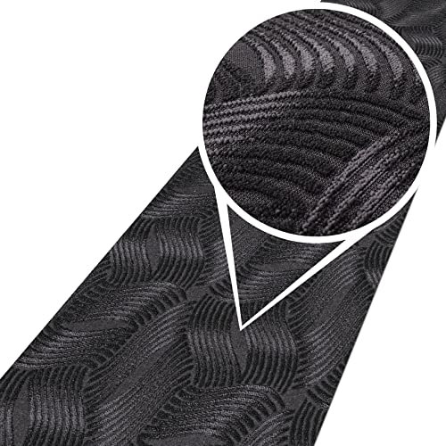 ANRO Teppich Teppichläufer Flur Schlafzimmer Küche Wohnzimmer Küchenläufer Küchenteppich rutschfest Meterware Anton Julianna Anthrazit 50 x 140cm Neuheit