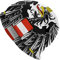 Nationalemblem Österreichs Beanie-Hüte Skull Cap Strickmütze für Erwachsene, weiche Sturmhaube, Baggy-Mütze, Outdoor, für Herren und Damen